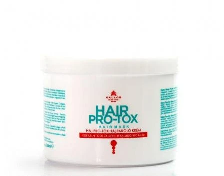 Plaukus stiprinanti ir maitinanti kaukė Kallos Hair Pro-Tox Mask 500 ml