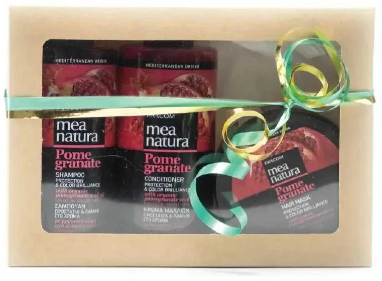 Rinkinys sausiems plaukams Farcom Mea Natura Olive 300x300x250 ml