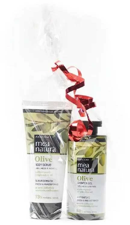 Rinkinys sausiems plaukams Farcom Mea Natura Olive 300x300x250 ml