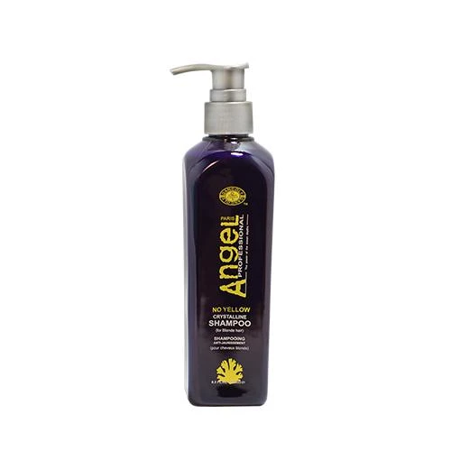 Šampūnas šviesiems plaukams Angel Professional No Geltona Crystaline Šampūnas 250ml