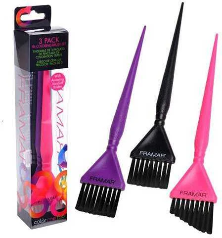 Šepetėlių rinkinys dažymui Framar 3 Pack Tri-Coloring Set 3 vnt.
