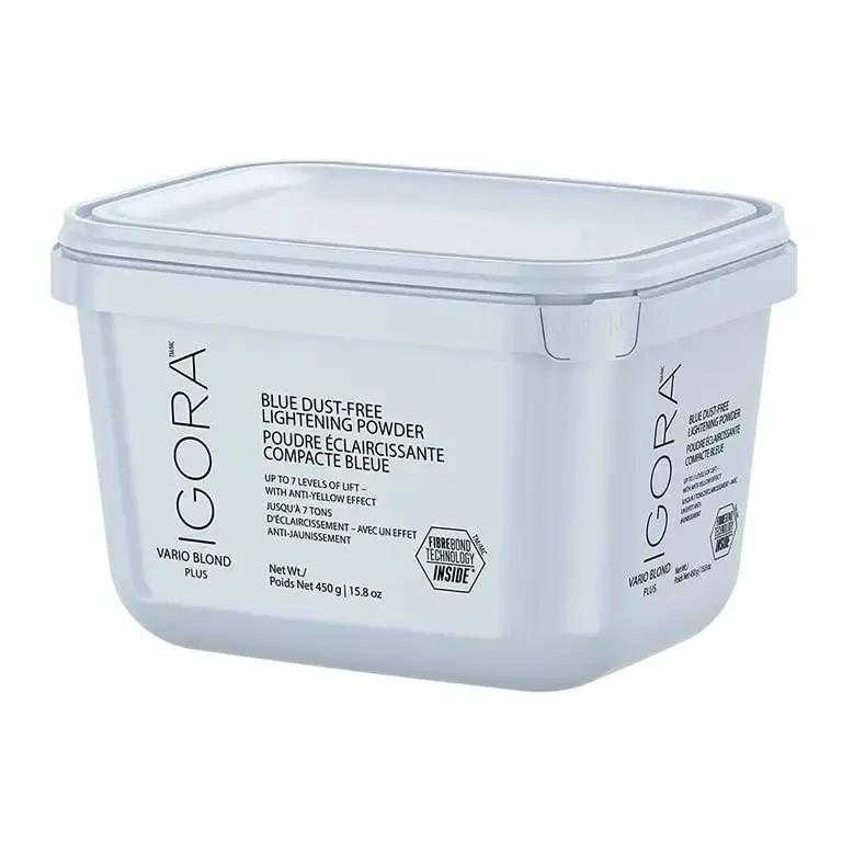 Šviesinimo milteliai Schwarzkopf Igora Vario Blond Plus Fibre Bond (mėlyni) 450g