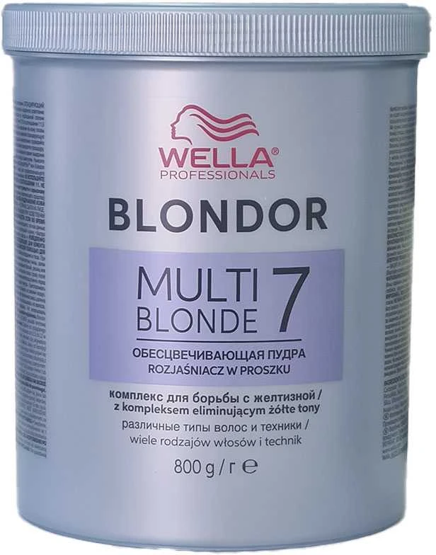 Plaukų šviesinimo milteliai Wella Blondor Multi Skirtas šviesiems plaukams 800g