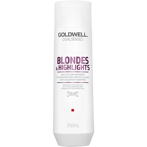 Šviesintų plaukų šampūnas Goldwell Blondes&amp;HighLights Anti-Geltona Šampūnas 250ml