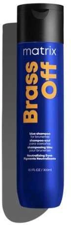 Šviesių plaukų šampūnas Matrix Brass Off Mėlyna Šampūnas 300ml