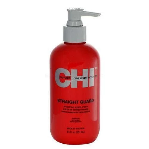 Tiesinamasis kremas plaukams CHI Straight Guard Smoothing Styling Kreminis 251ml