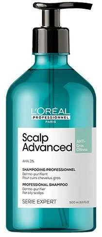 Valomasis šampūnas riebiems plaukams L‘oreal Professionnel Scalp Advanced Anti - Oiliness Šampūnas 300ml
