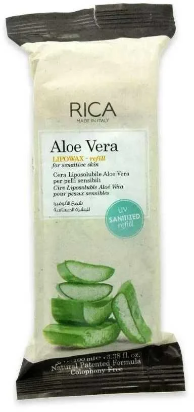 Vaškas su alijošiumi kasetėje Rica Aloe Vera Lipowax 100ml