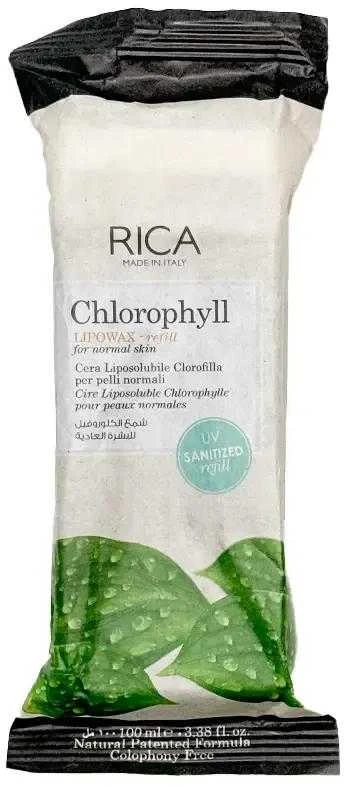 Vaškas su chlorofilu kasetėje Rica Chlorophyll Lipowax 100ml