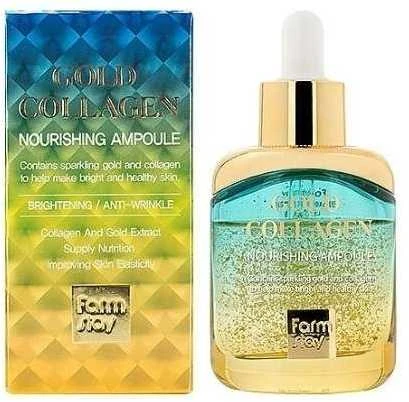 Veido serumas FarmStay Gold Collagen maitininantis Ampoule 35 ml