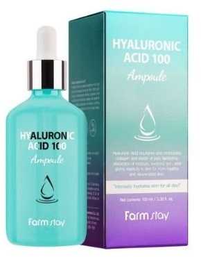 Veido serumas FarmStay Hyaluronic Acid 100 Ampoule 100 ml