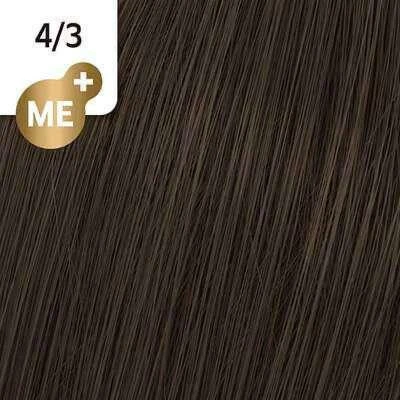 Wella Koleston 4/3 plaukų spalvos pavyzdys
