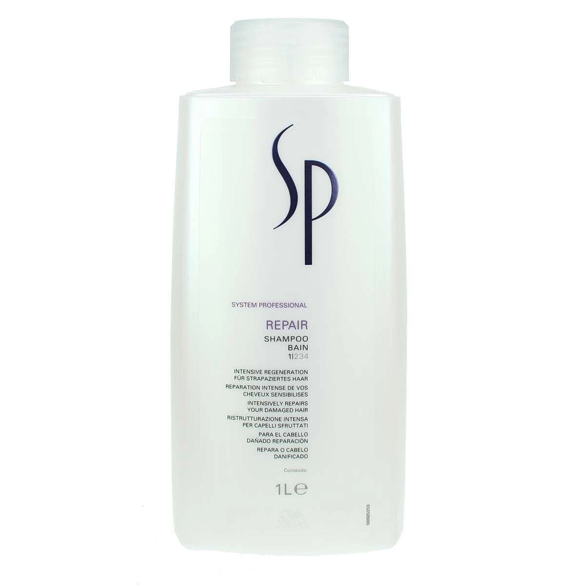 Wella System Professional Šampūnas pažeistiems plaukams Wella SP Repair Šampūnas 1000 ml
