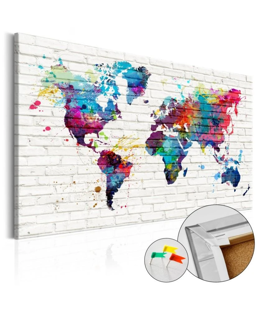 Artgeist Kamštinis paveikslas - Walls of the World