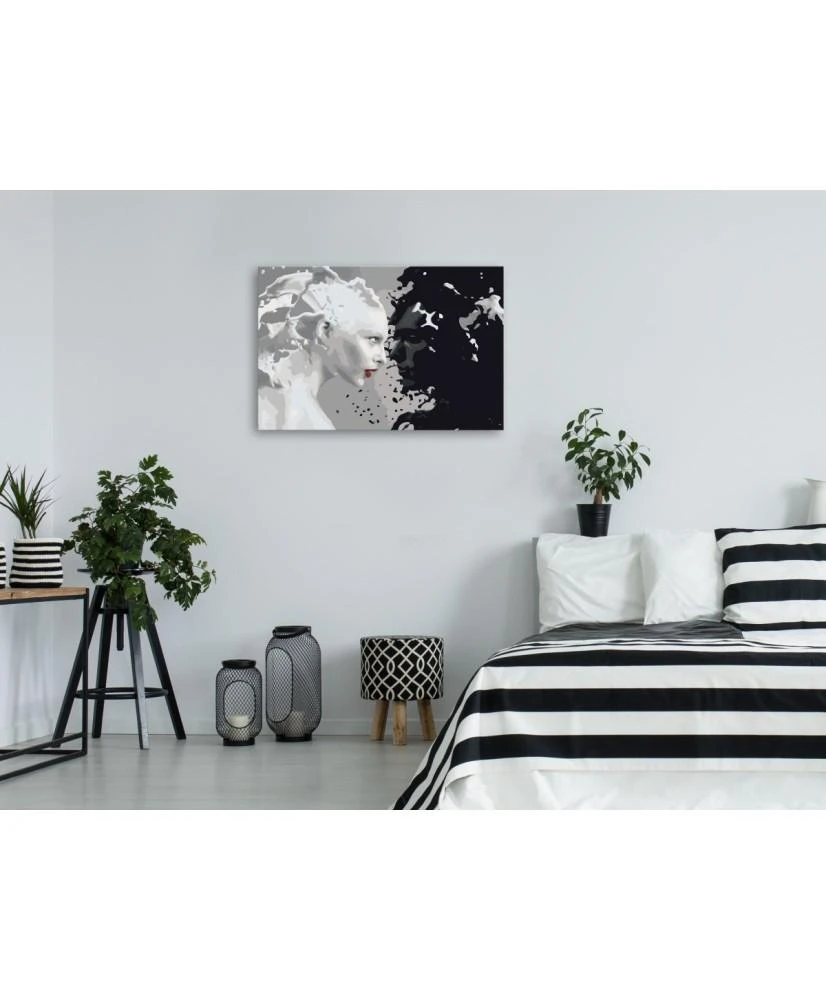 Artgeist Tapybos pagal skaičius rinkinys - Juodas & Baltas