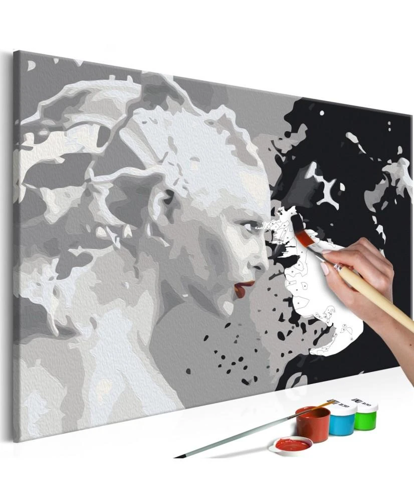 Artgeist Tapybos pagal skaičius rinkinys - Juodas & Baltas