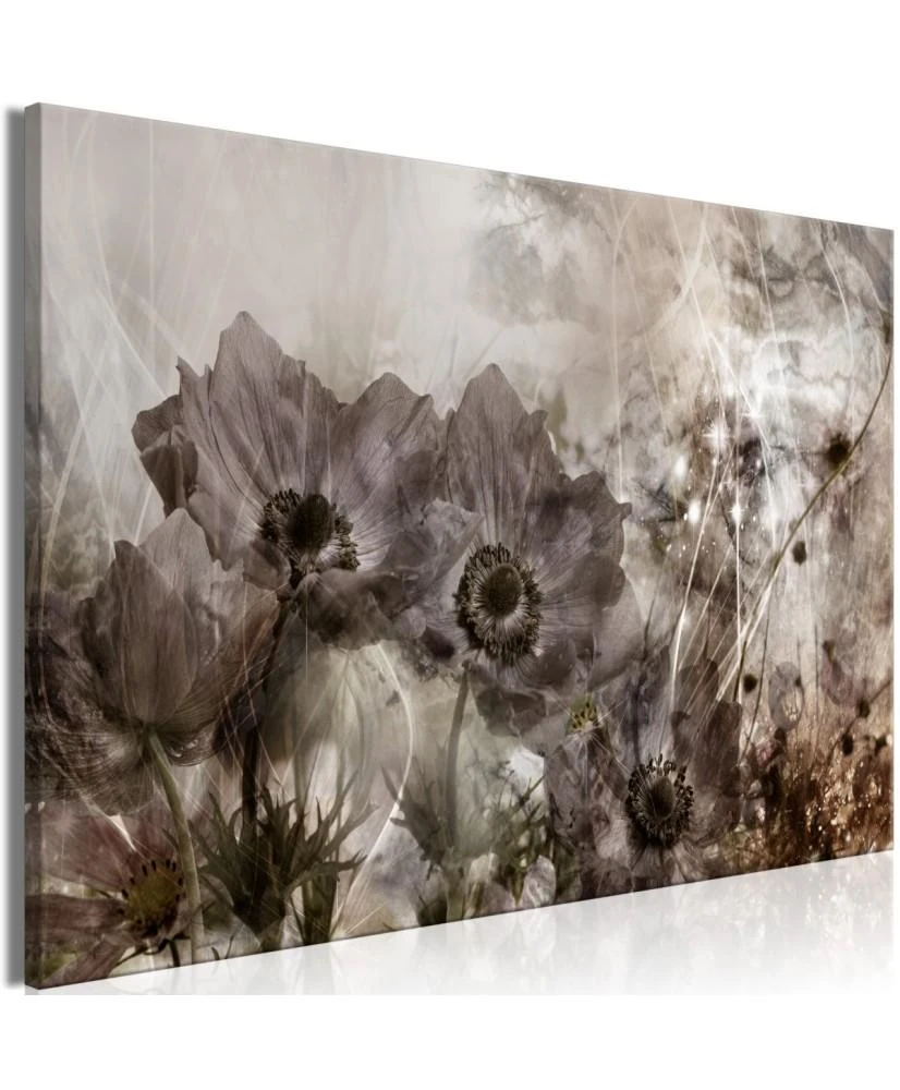 Artgeist Paveikslas - Anemones in Sepia (1 Part) Wide