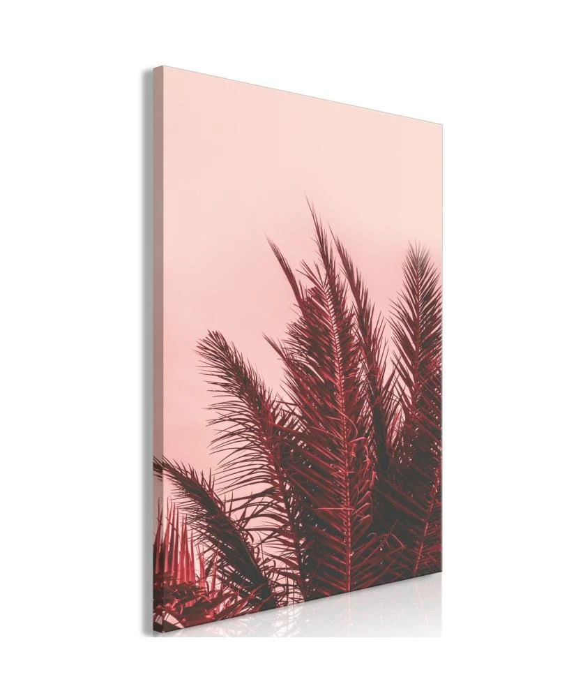 Artgeist Paveikslas - Palm Trees at Sunset (1 Part) Vertical