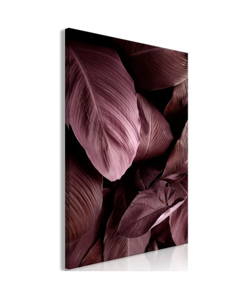 Artgeist Paveikslas - Velvet Leaves (1 Part) Vertical