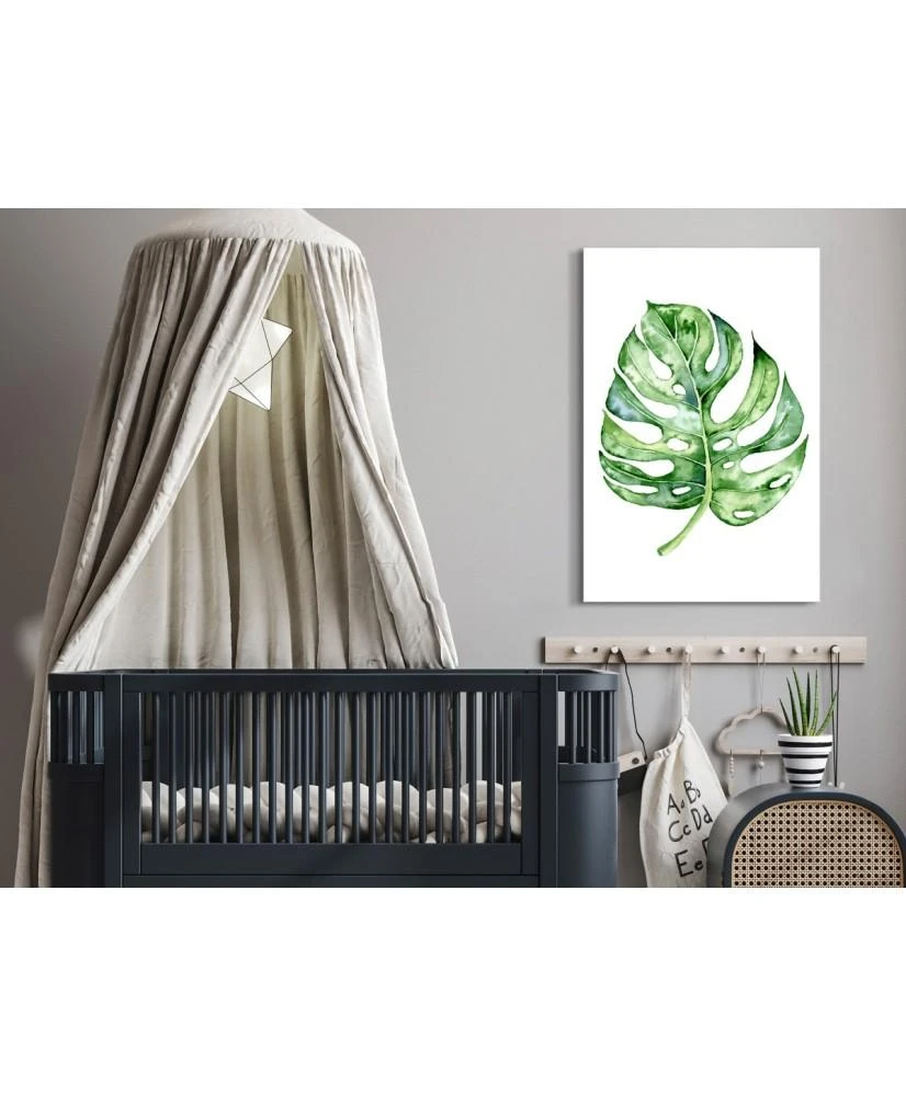 Artgeist Paveikslas - Watercolor Monstera (1 Part) Vertical