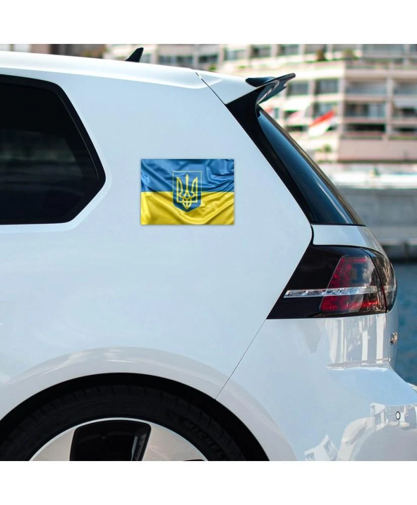 Magnetinis lipdukas Ukrainos vėliava 1+1 DOVANU