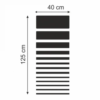 Dekoratyvinis veidrodis "Uždanga Linijos"
