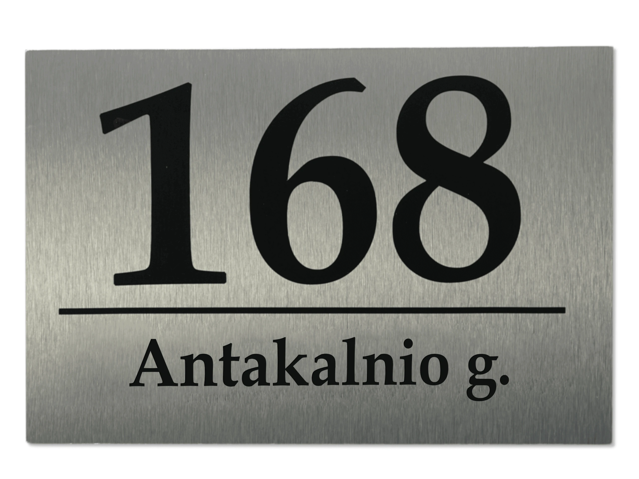 Namo numeris - Aliuminio plokštė 40x30cm aprašymas - Prekės nuotrauka