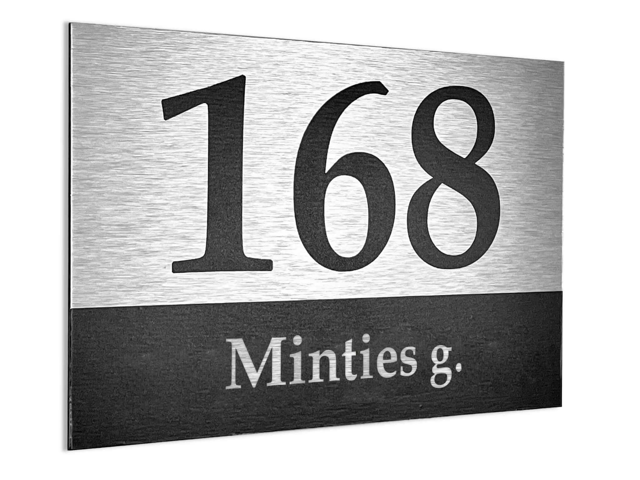 Namo numeris - Aliuminio plokštė B 30x20cm aprašymas - Prekės nuotrauka