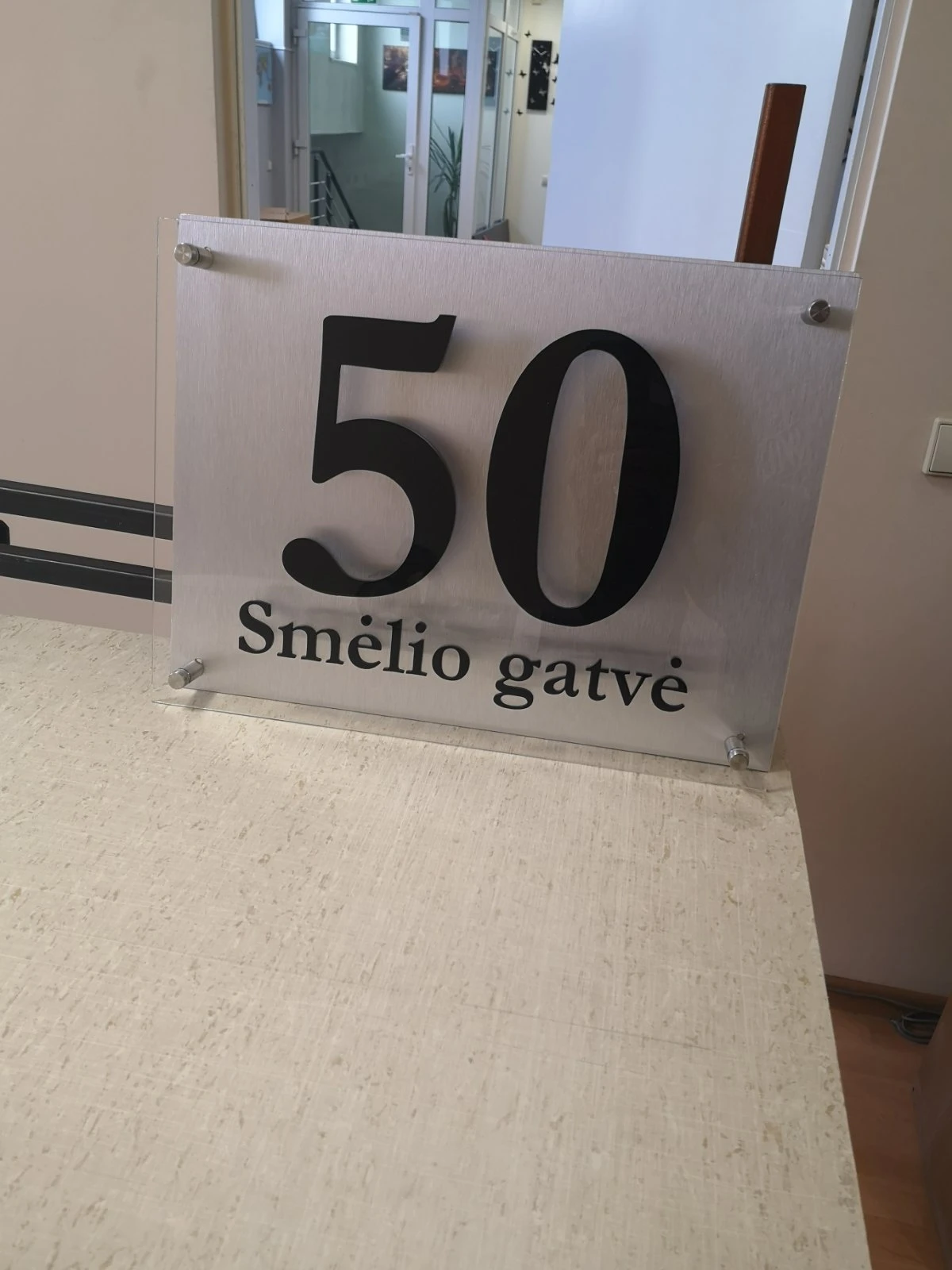 Namo numeris - Dviguba lentelė II 30x20cm aprašymas - Prekės nuotrauka