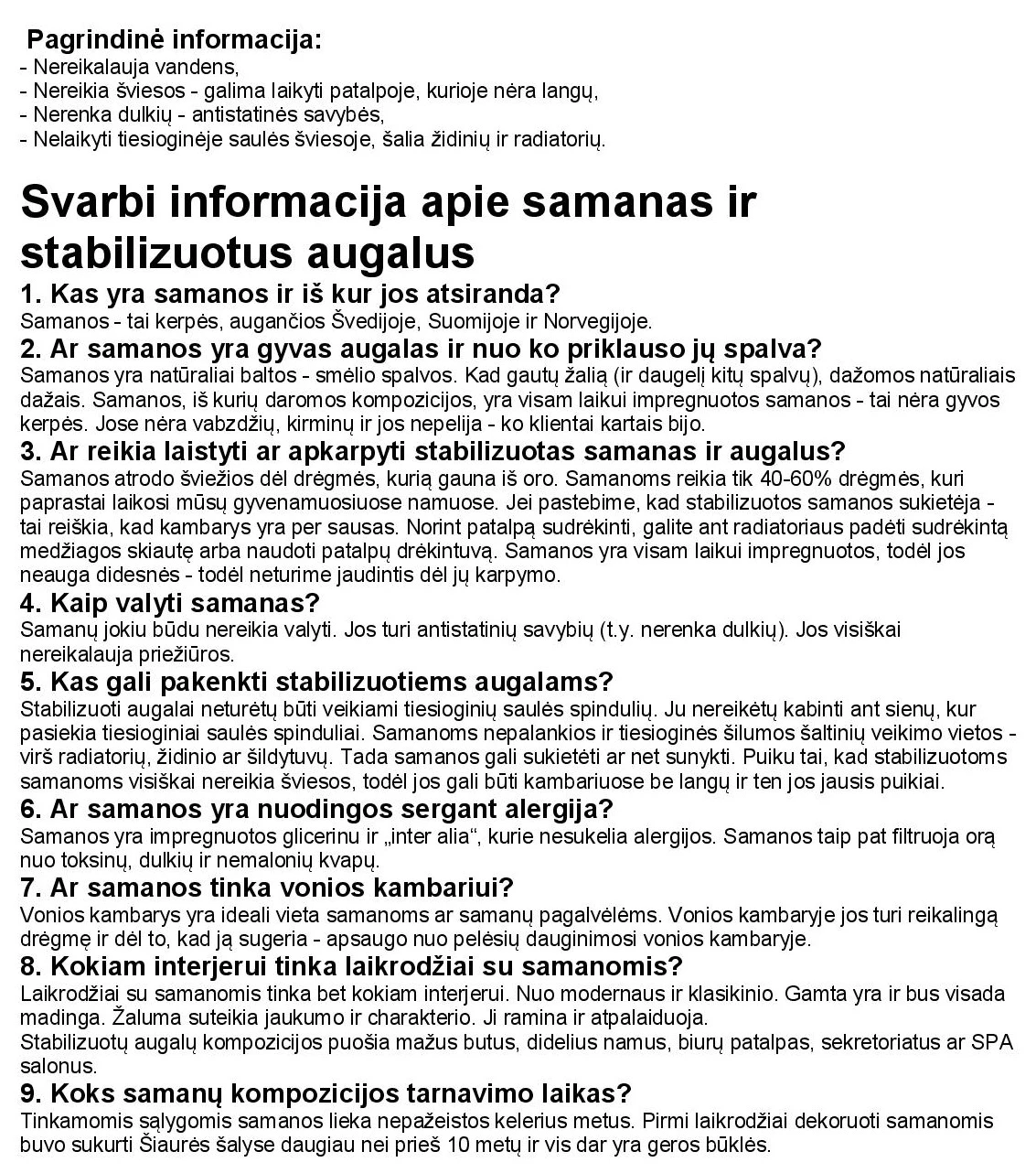 Stalo dekoracija - Samanų vaza (PASKUTINĖ) aprašymas - Prekės nuotrauka