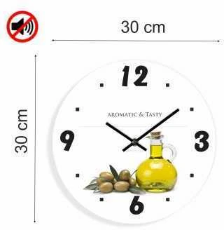 Sieninis laikrodis su spauda - Alyvuogių aliejus (PASKUTINIS)