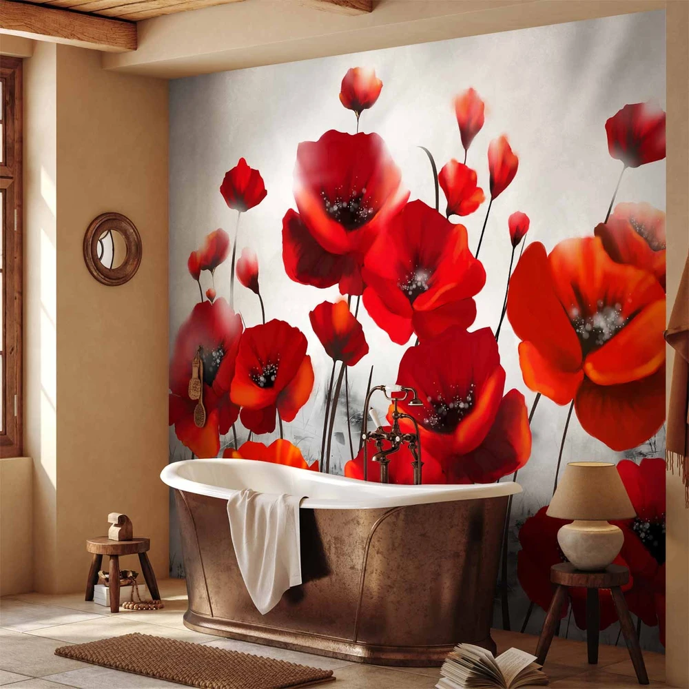 Fototapetai - Aguonos mėnulio šviesoje