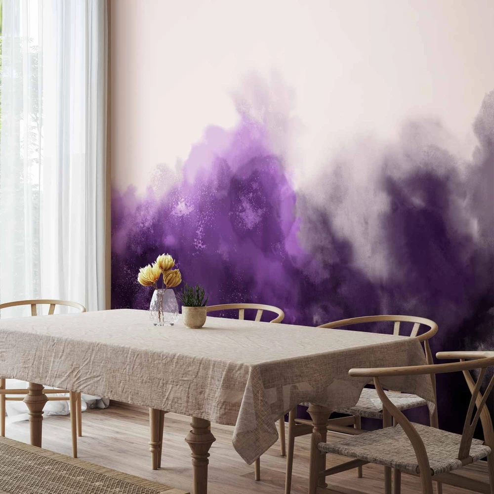 Fototapetai - Akvarelinė variacija violetinė