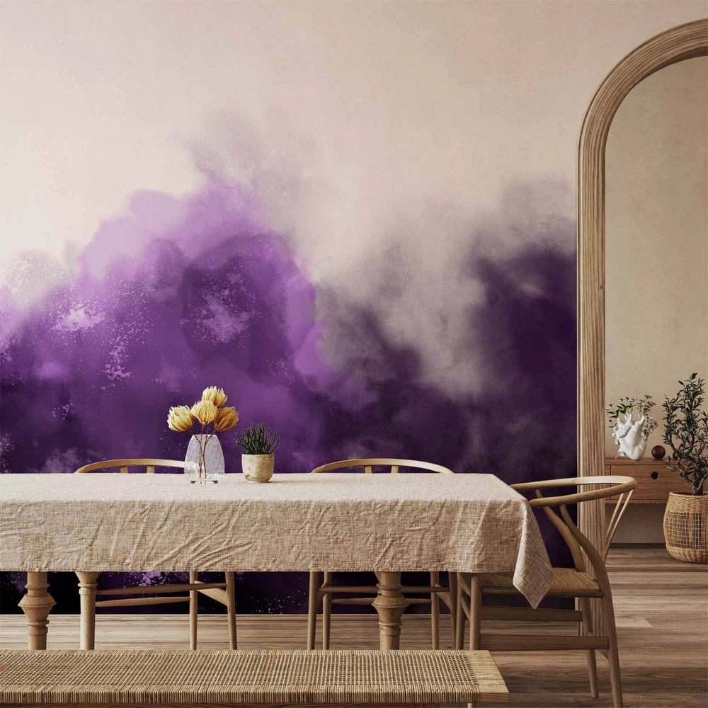 Fototapetai - Akvarelinė variacija violetinė