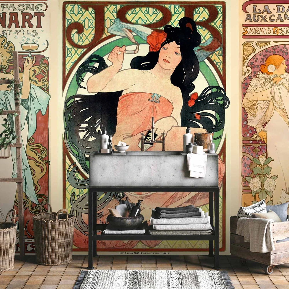 Fototapetai - Alphonse Mucha moterys