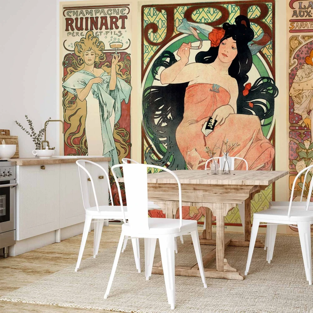 Fototapetai - Alphonse Mucha moterys
