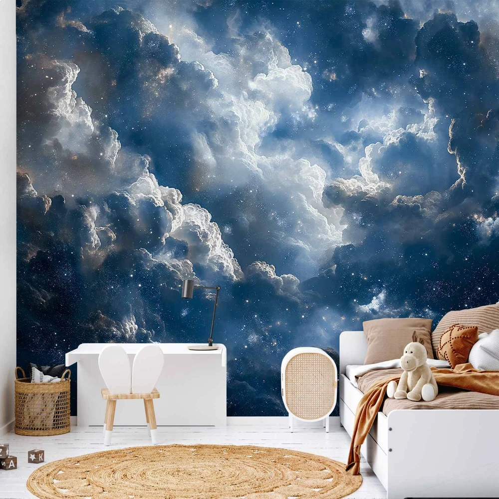 Fototapetai - Astronominiai stebuklai debesys ir žvaigždės
