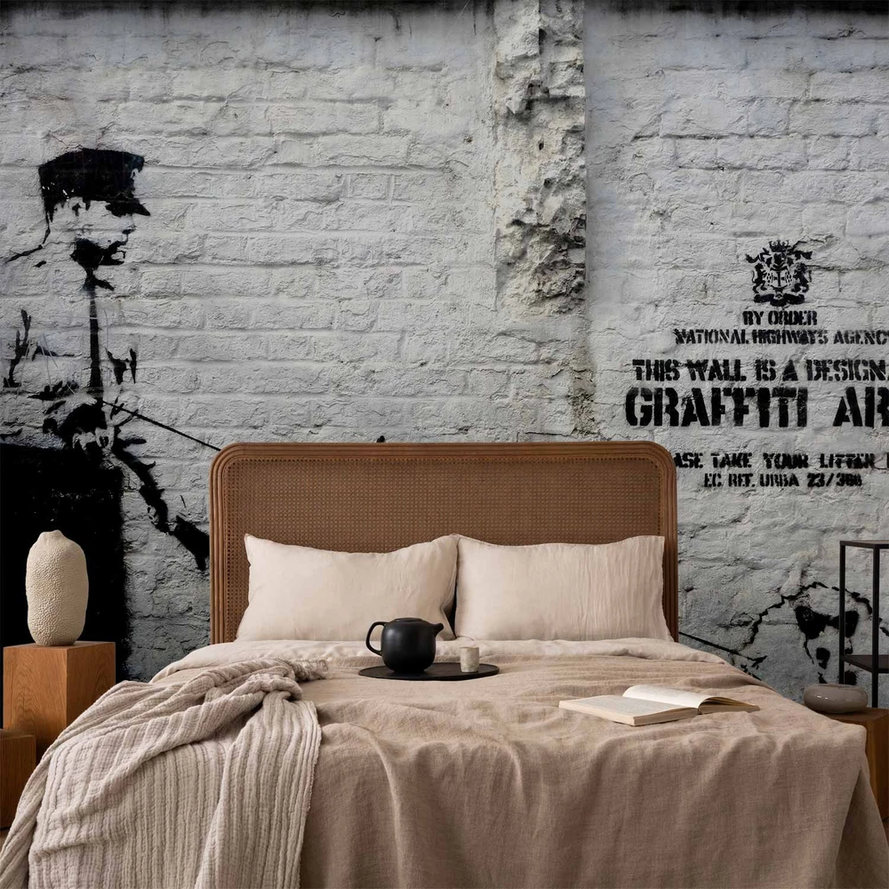 Fototapetai - Banksy grafičių zona