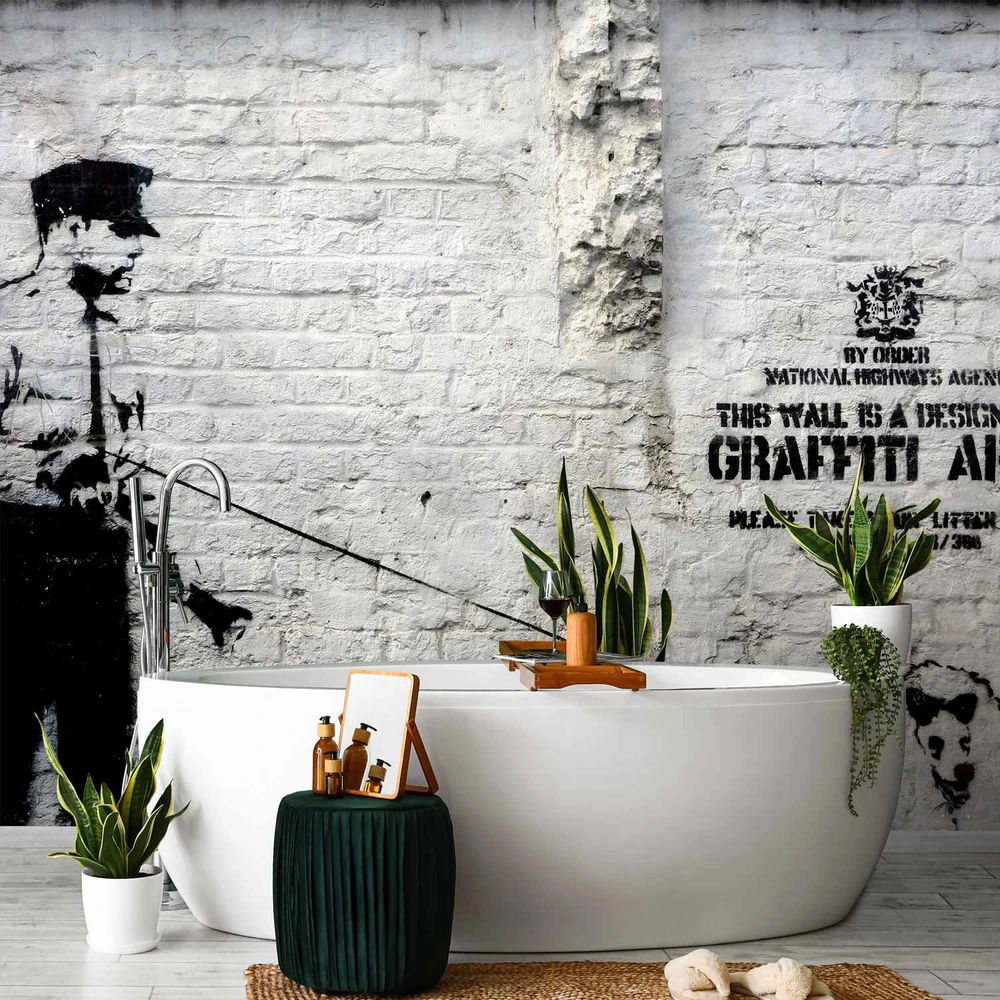 Fototapetai - Banksy grafičių zona