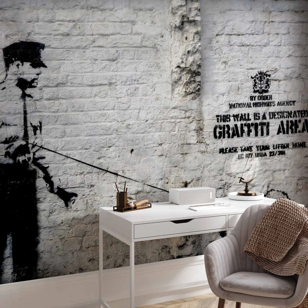 Fototapetai - Banksy grafičių zona