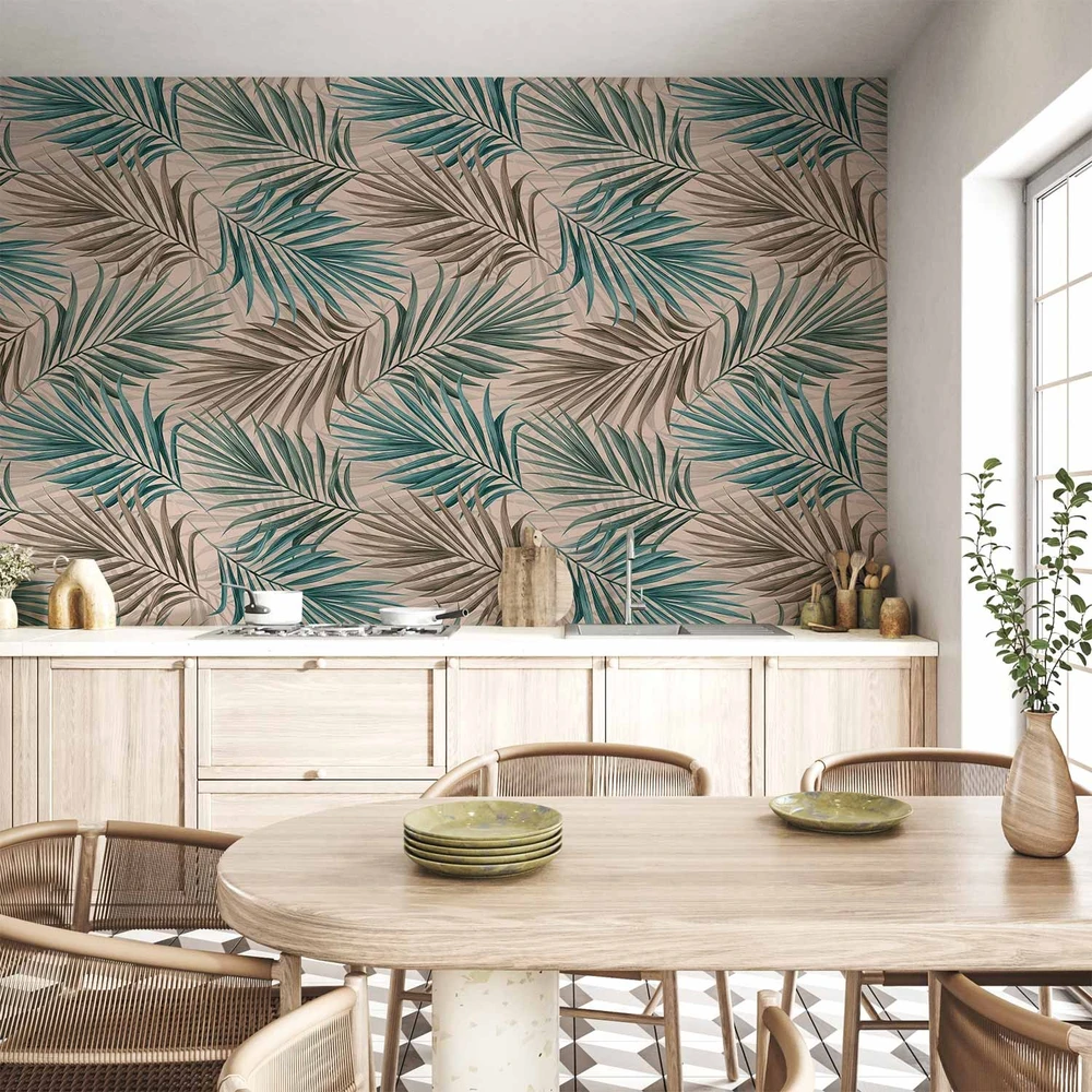 Fototapetai - Besivejantys lapai antras variantas