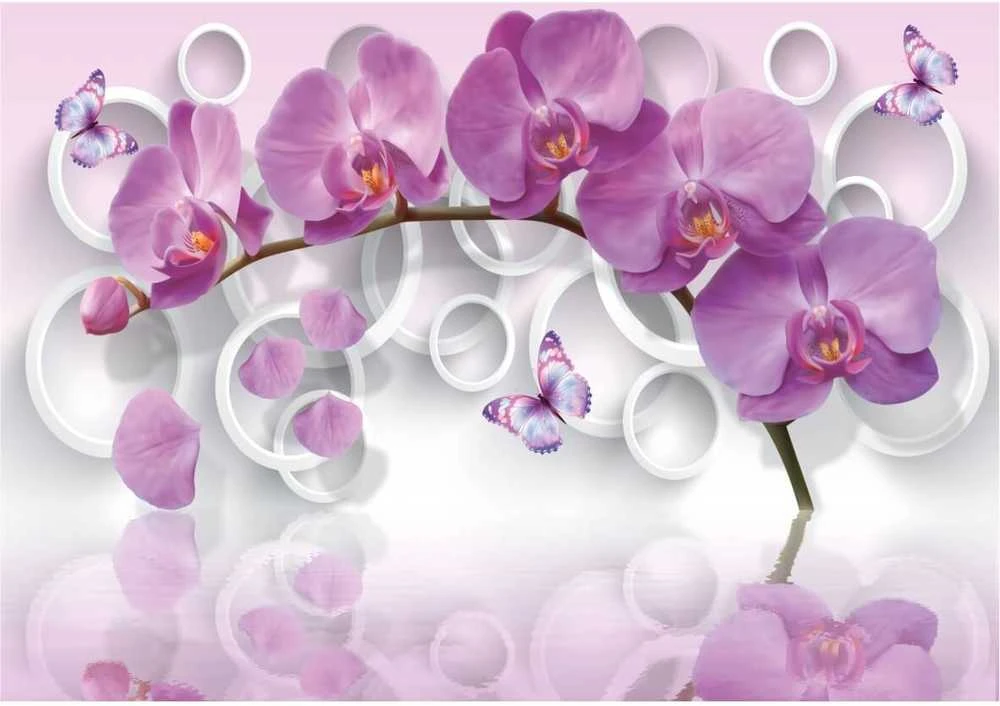 Fototapetai - Drugelių orchidėja