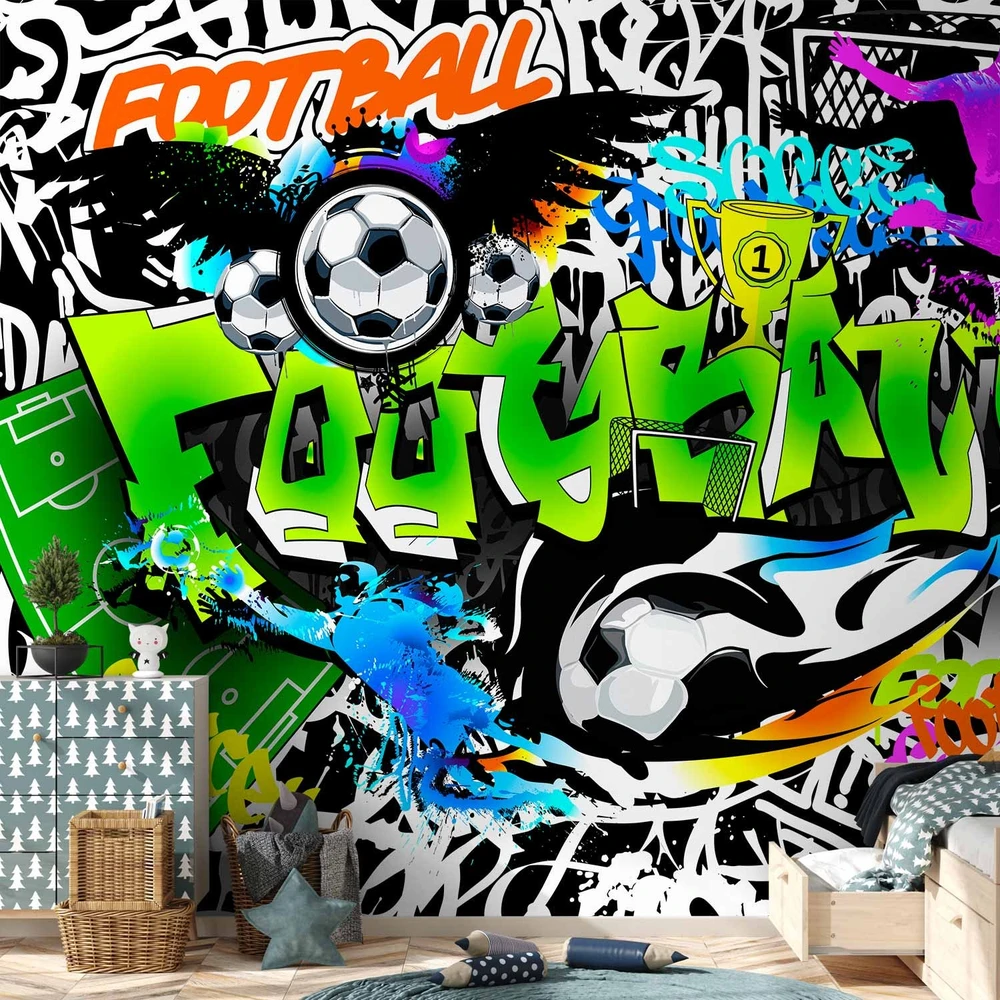 Fototapetai - Futbolo grafičiai