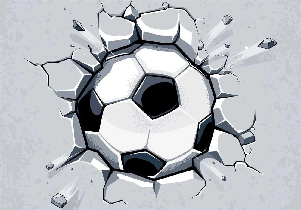 Fototapetai - Futbolo kamuolys