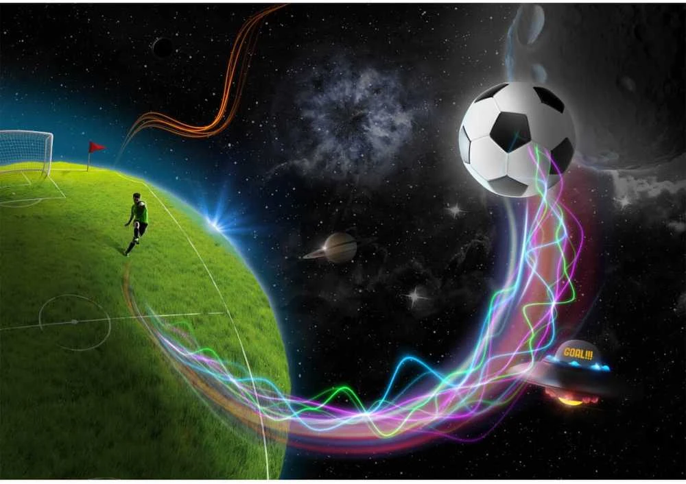 Fototapetai - Futbolo nuotykiai kosmose
