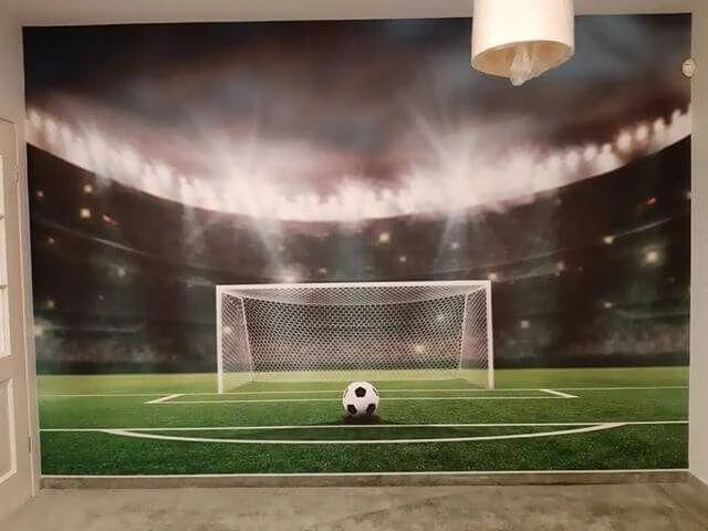 Fototapetai - Kamuolys futbolo stadione