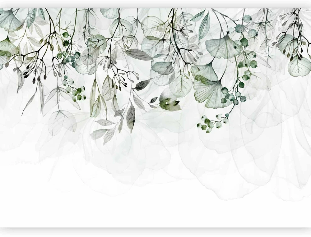 Fototapetai - Miglota gamta žalia