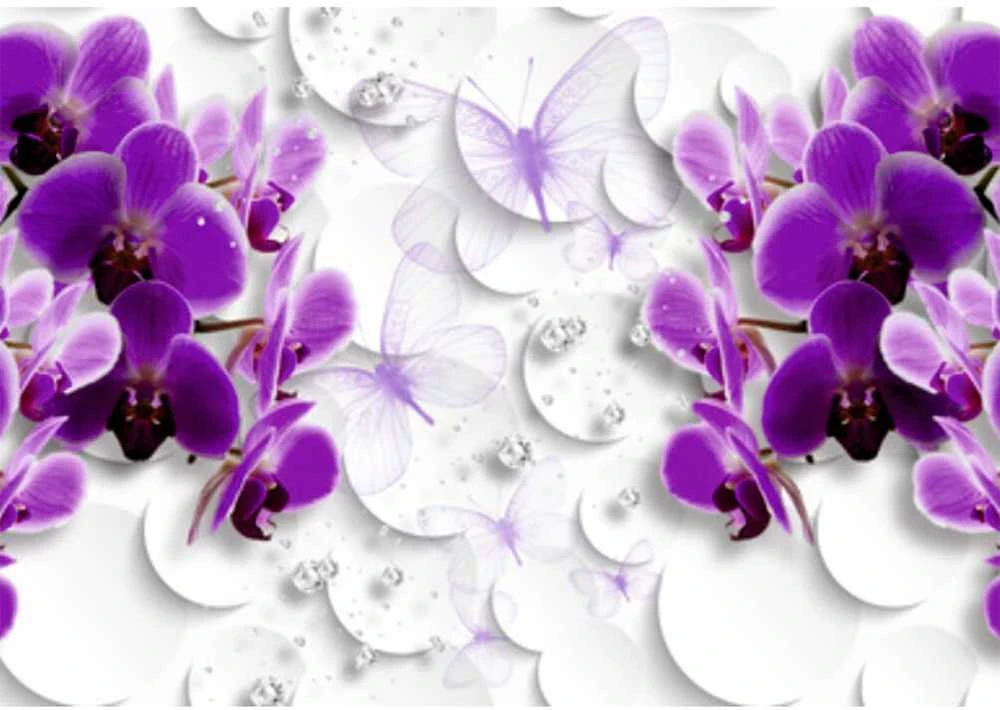 Fototapetai - Orchidėjos brangakmeniai