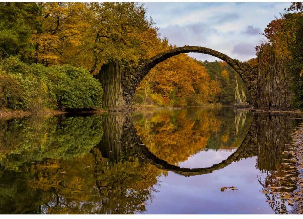 Fototapetai - Rudeninis velnio tiltas