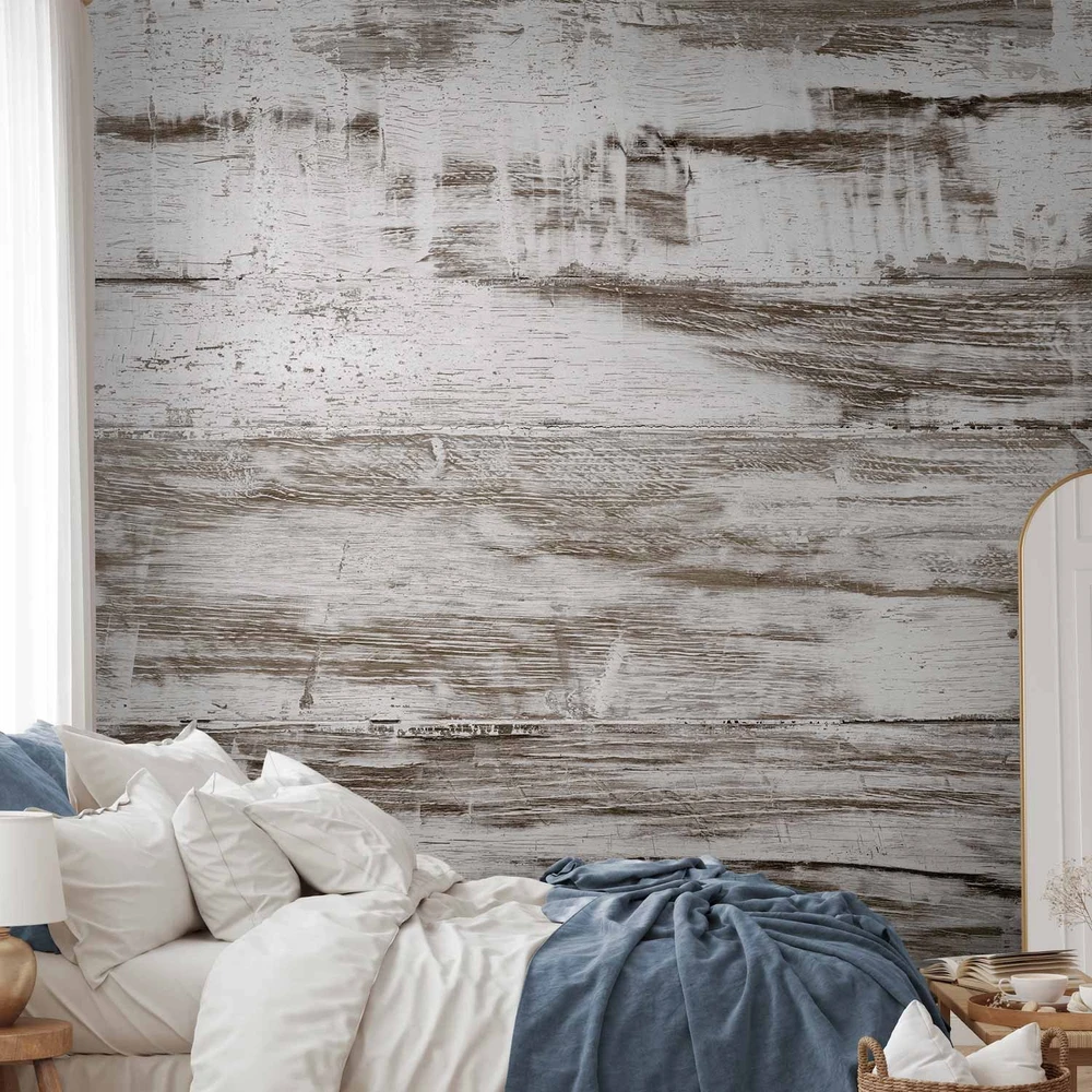 Fototapetai - Shabby chic mediena